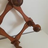 Vintage accordion coat rack