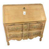 Louis XV secretary in raw wood