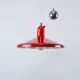 Vintage Red Meblo Manta Pendant Lamp