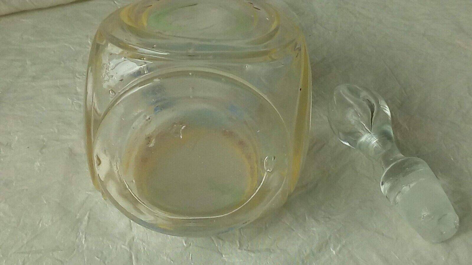 Legras enameled glass carafe in bold enamel late 19th century