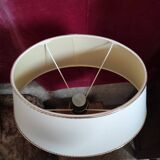 Living room lamp in gilded and black bronze