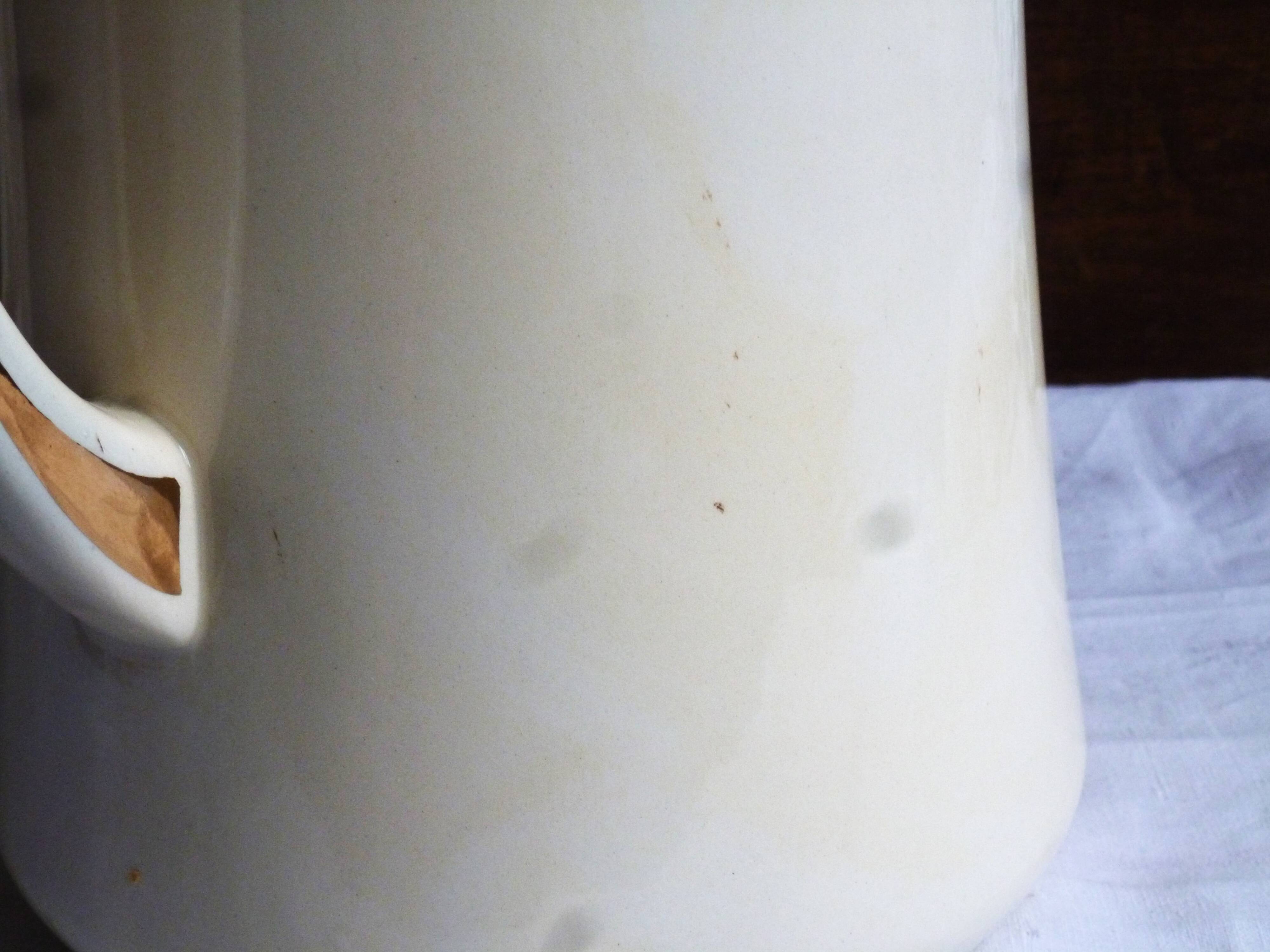 Vintage jug, ceramic toilet jug, pitcher, bathroom decor.