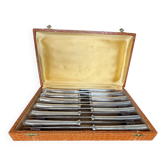 Set of 12 silver-plated knives