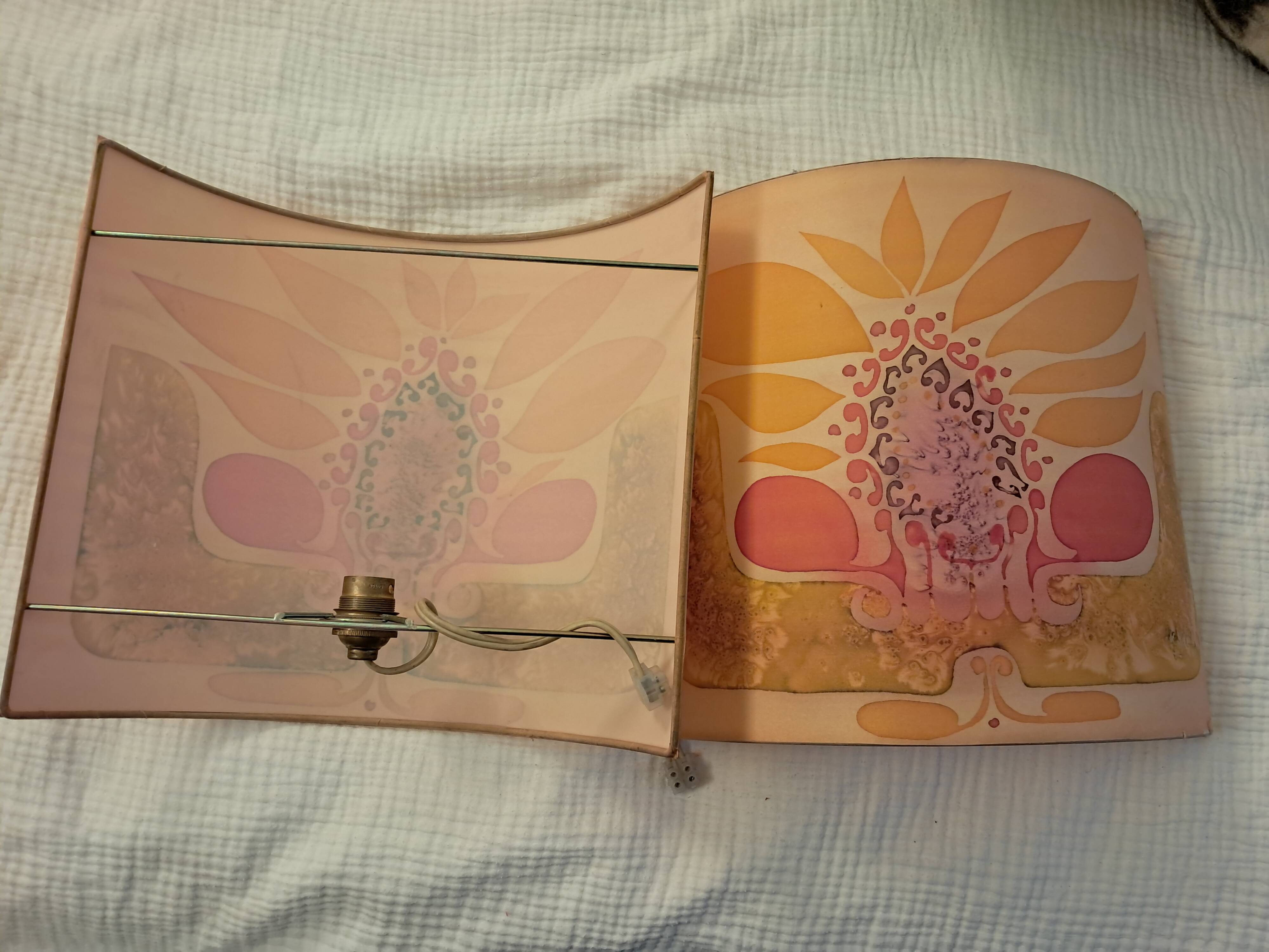 Silk appliqués from the 70s