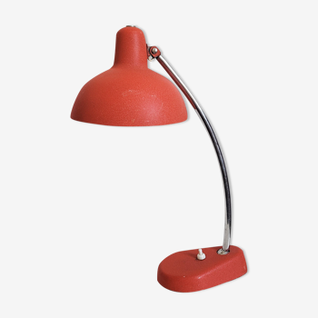Retro red desk lamp year 50