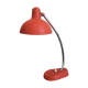Retro red desk lamp year 50