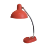 Lampe de bureau rouge rétro année 50