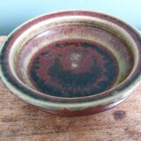 Stoneware bowl signed Fontgombault