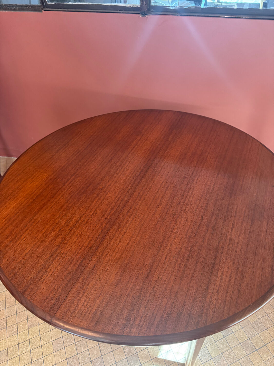 Teak dining table
