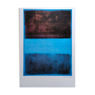 1980s Original Gorgeous Mark Rothko Limited Edition Lithograph