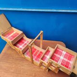 Sewing box worker wood seamstress