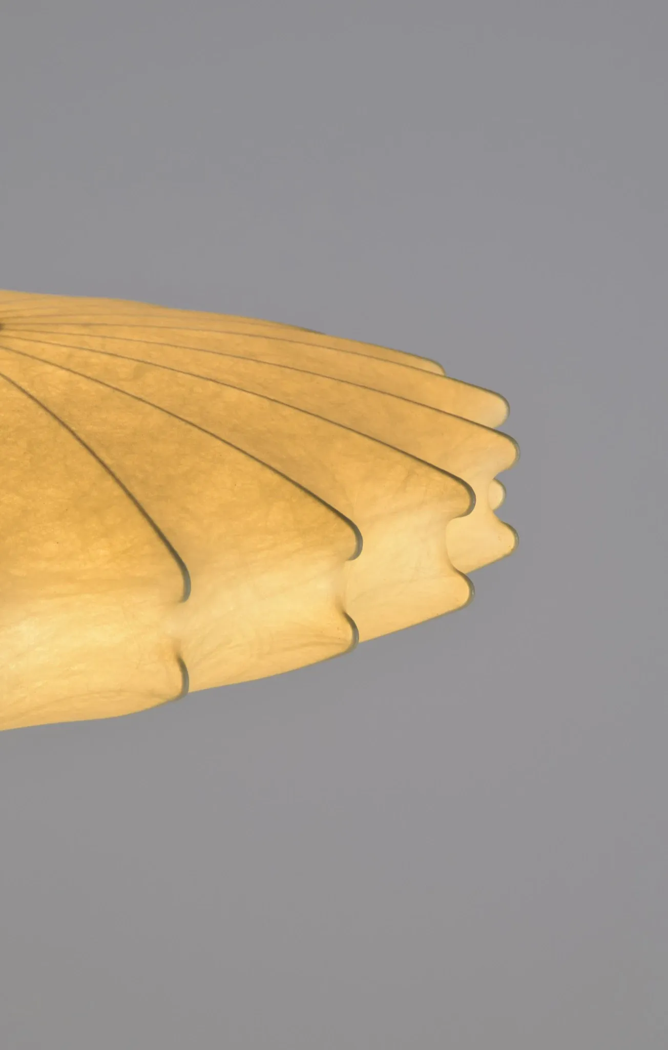 Rare vintage cocoon lamp by Friedel Wauer for Goldkant Leuchten, 1960s