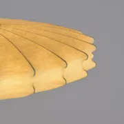 Rare vintage cocoon lamp by Friedel Wauer for Goldkant Leuchten, 1960s