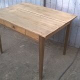 Table de ferme en bois brut