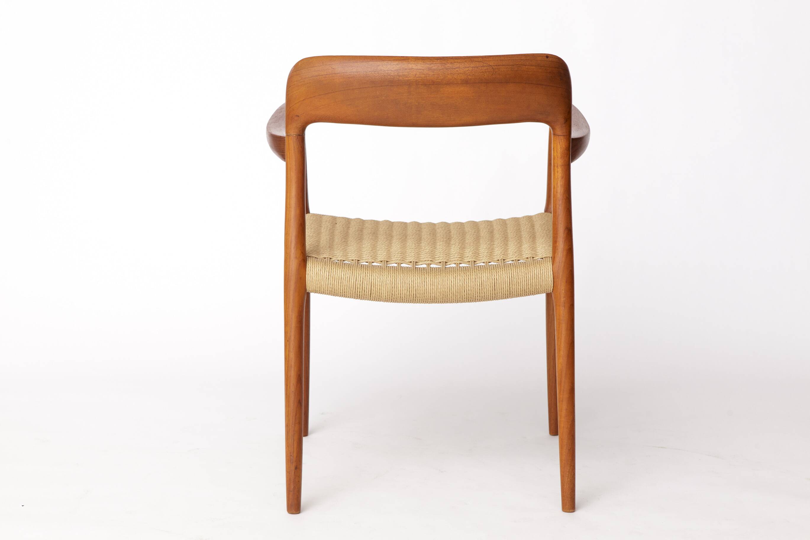 Niels Otto Møller Armchair No. 56 – Teak & Danish Cord –1954 Danish Vintage