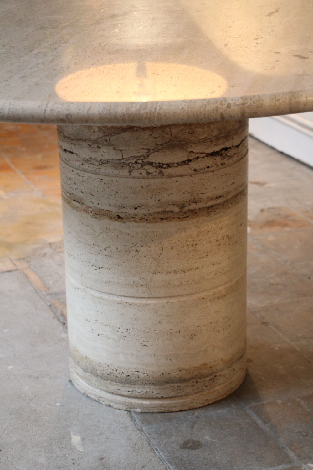 Travertine table edition Up & Up, Italy 1970