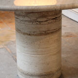 Travertine table edition Up & Up, Italy 1970