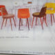 Baumann chair gold moumoute vintage year 60