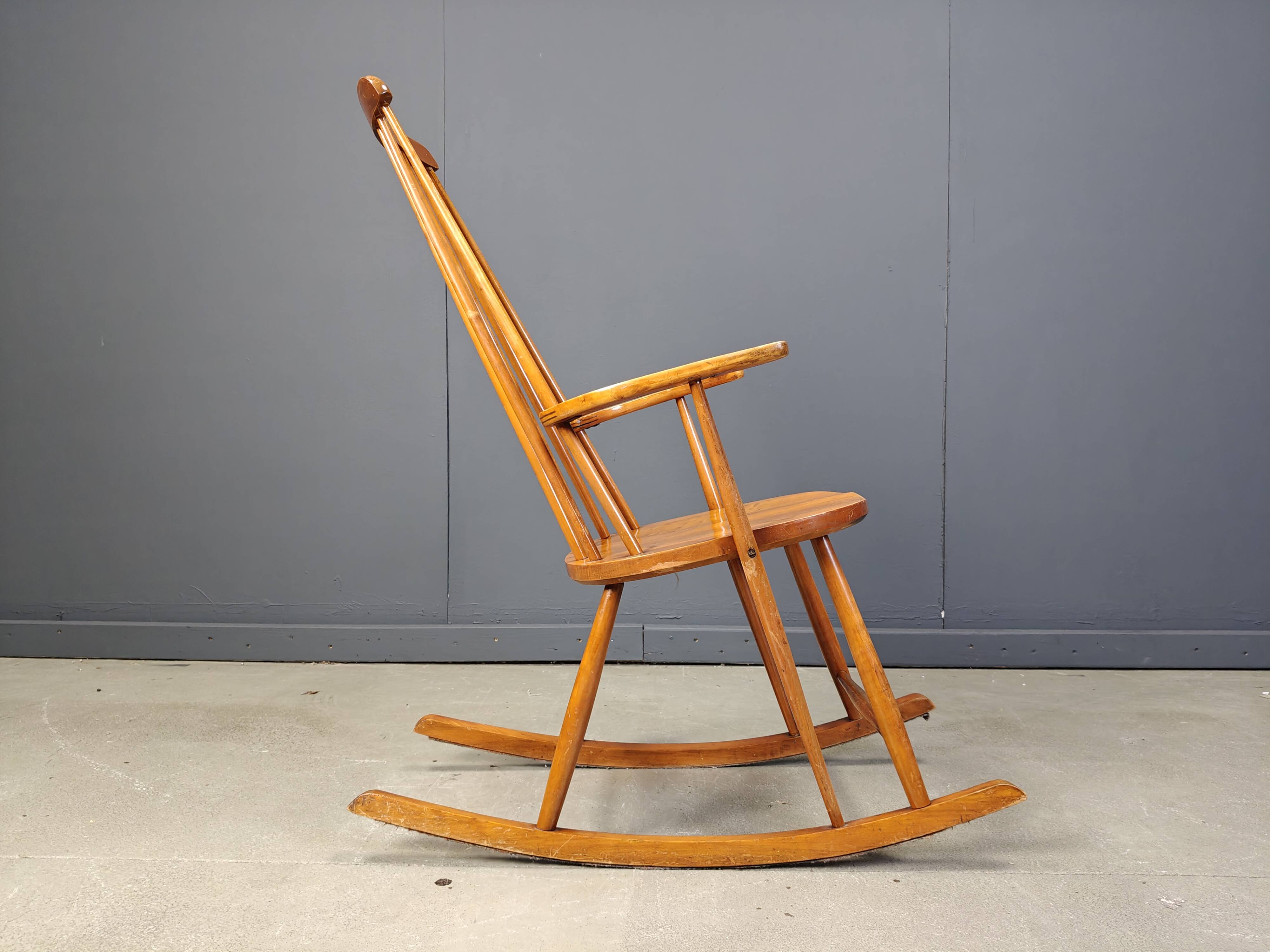 Vintage danish rocking chair, 1960s