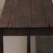 Table de ferme en pin massif, vers 1900