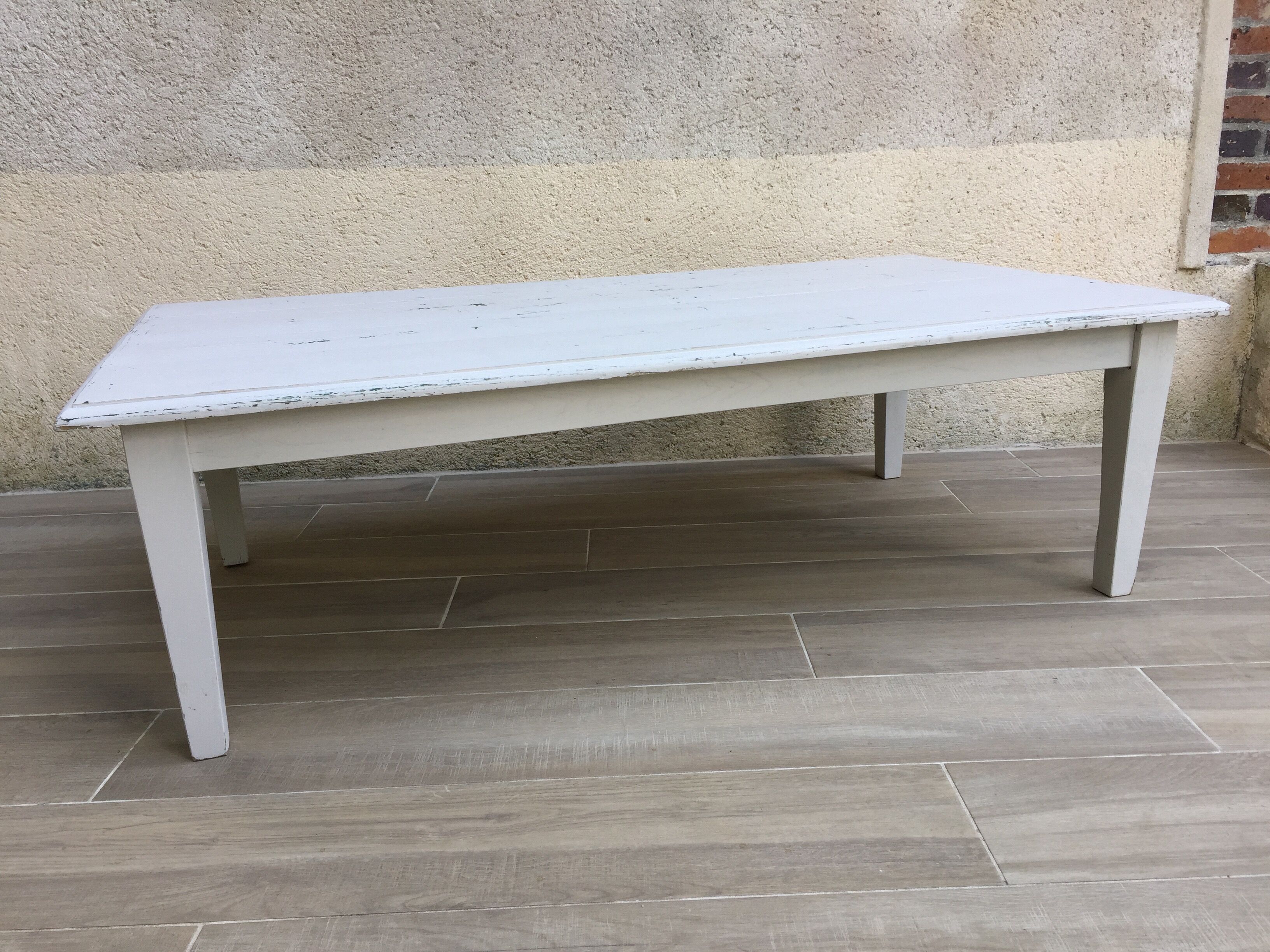 Table basse de ferme vintage