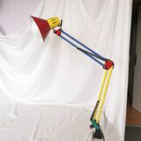 Architect lamp, articulated, multicolor, postmodern, 1980