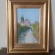 Gino Tommasi Oil Painting On Board 1890/1942 Tuscan View