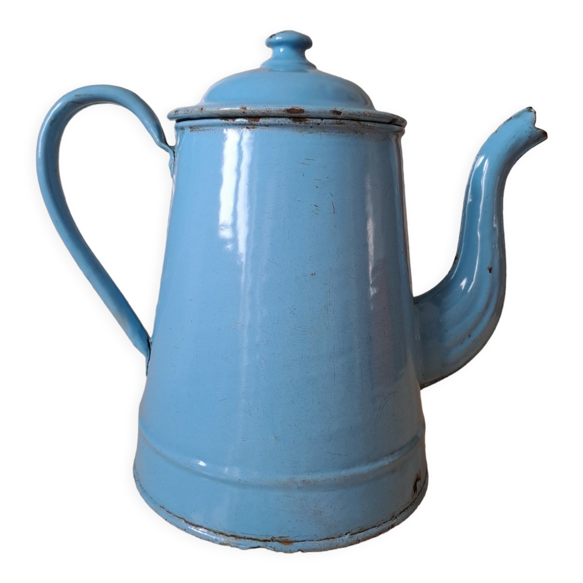 Enamelled sheet metal coffee maker