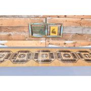 Vintage Orange Turkish Hand-Knotted Runner 80x338