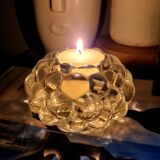 Bougeoir en cristal Orrefors