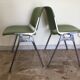 Chairs (4) Anonima Castelli - Giancarlo Piretti - DSC106 - Metal, Eco-leather