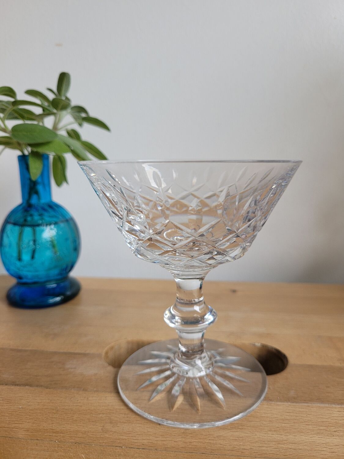 Coupe à champagne en cristal