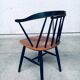 Set of Mid-Century Modern Fanett Armchairs, Denmark, 1950s