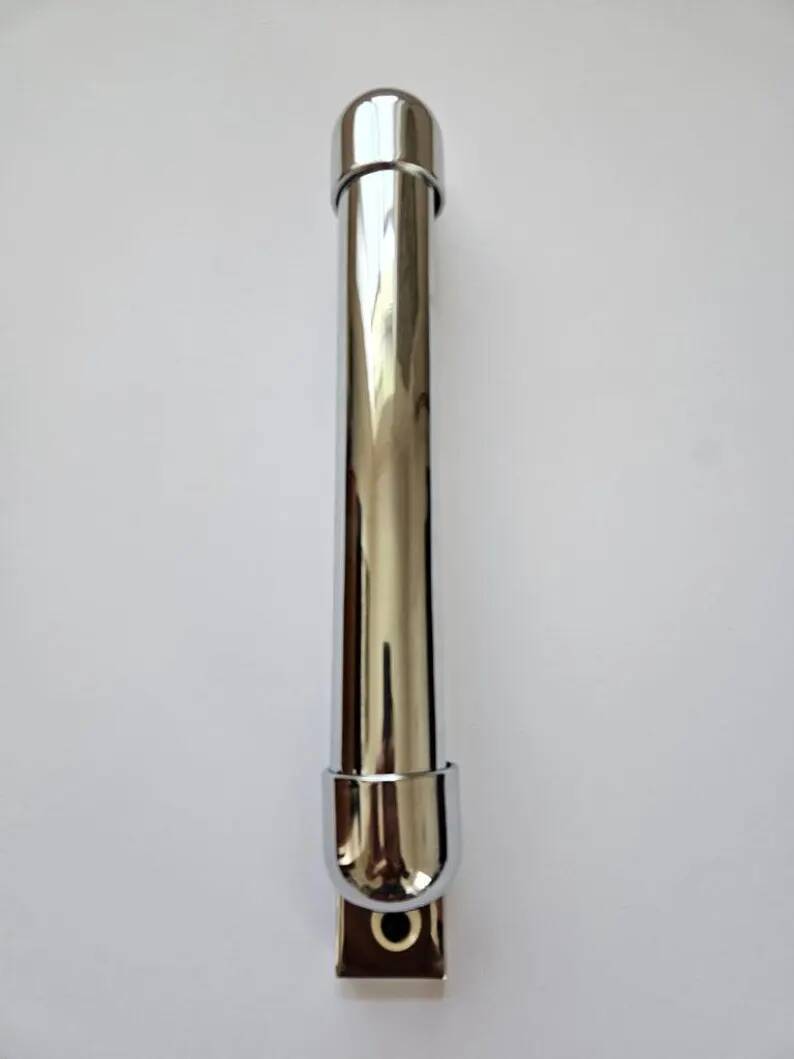 Rare Bauhaus, Art Deco, Functionalism never used Chrome Wall Lamp, 1930s