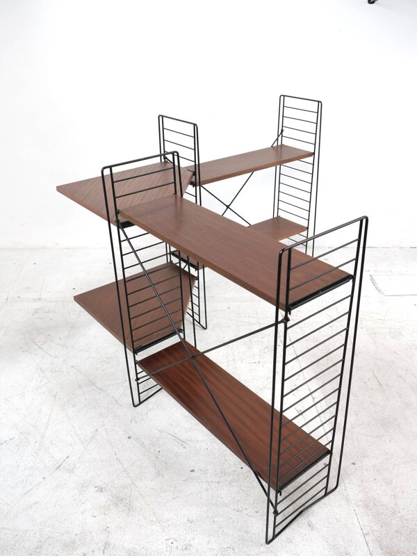 Etagere de sol Tomado en teck avec angle