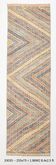 2x8 Scandinavian Kilim Runner Rug, 73x255Cm