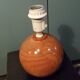 1980s pine ball lamp