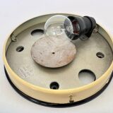 Paire de plafonniers ou appliques encastrées de style Bauhaus en bakélite, années 1940