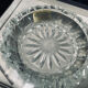 Vintage crystal pocket vases