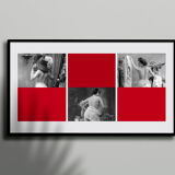 Vintage photography woman cabaret 1900 - Lot 3 x A4