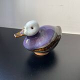 11 cm duck in vintage earthenware from the 80s