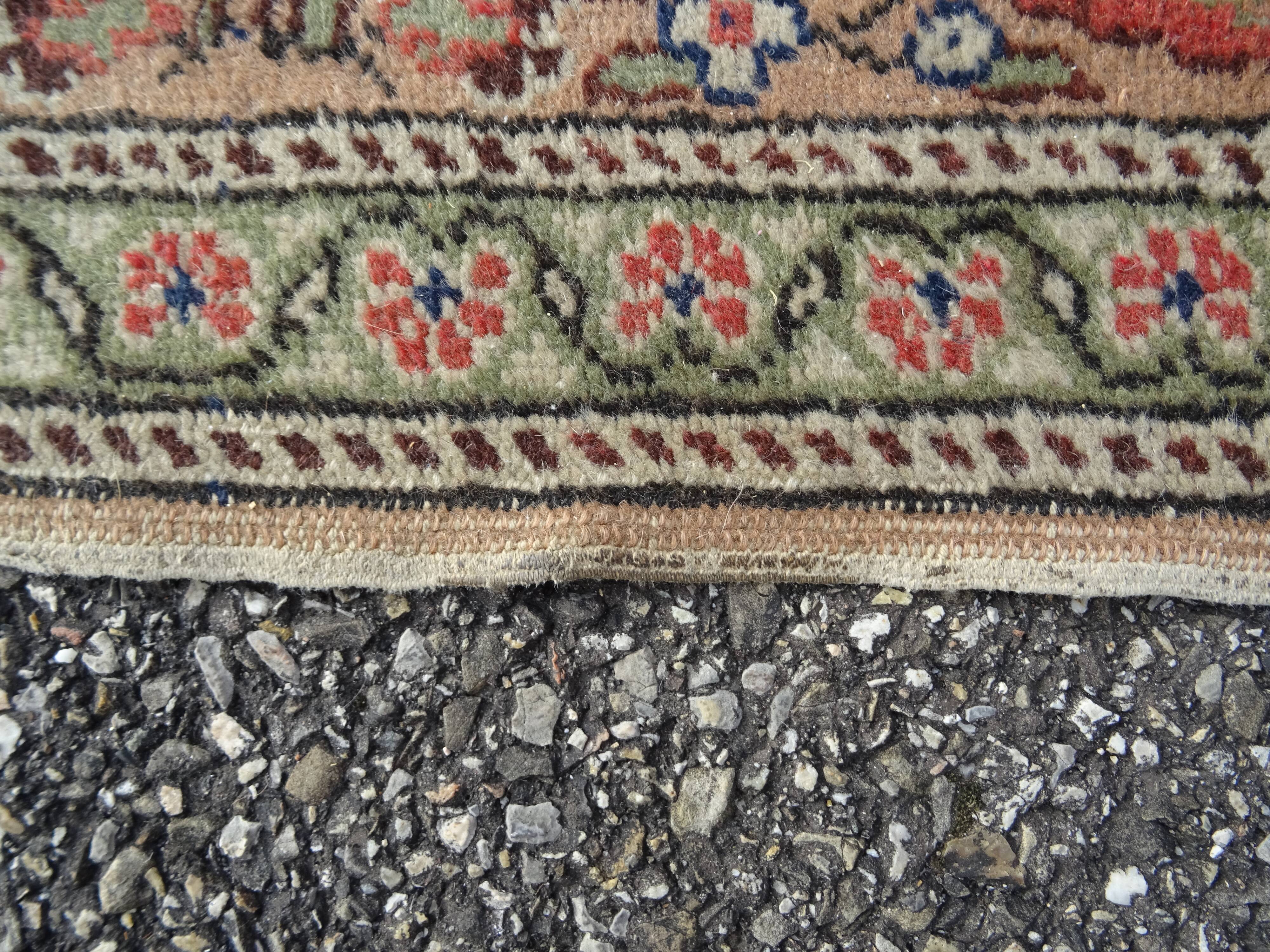 Vintage Handmade Oriental Rug 303 X 198