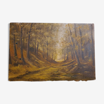 Forest painting