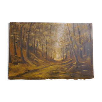 Forest painting