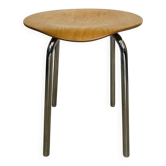 Vintage Wooden Ottoman by Kovona, Czechoslovakia 1970’s