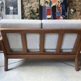 Scandinavian bench 2 seats by Juul Kristensen