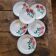 Vernon dessert plates – H.B.C. – 1940s