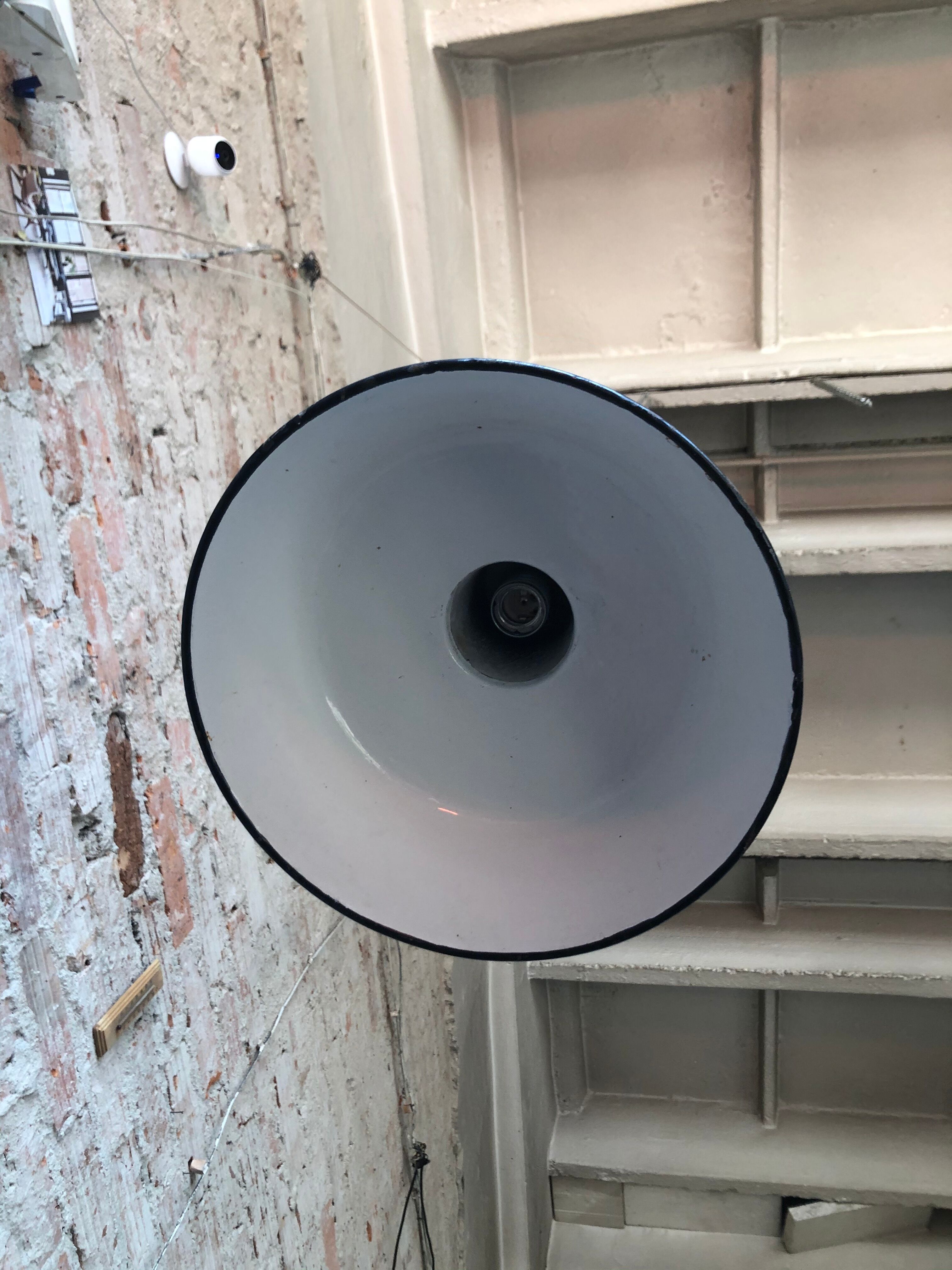 Industrial factory ceiling lamp from Wikasy a23, 1960