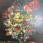 Oil on canvas, still life, framed, large format, Gaultier M