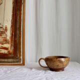 Saucière en grès pyrité